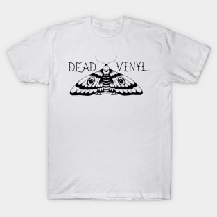 Dead Vinyl Moth Design T-Shirt